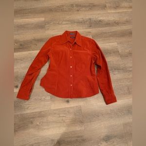 Faconnable corduroy Longsleeve blouse 100% Cotton Designed in France Size M
